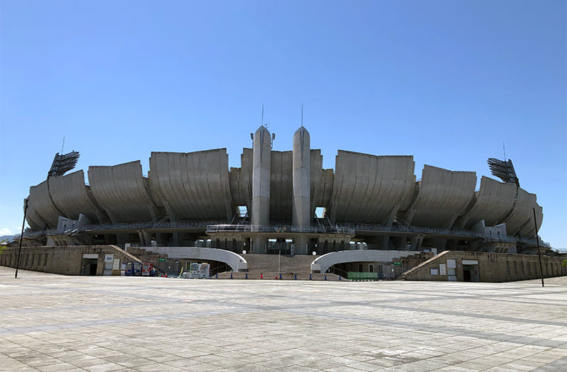 南長野運動公園の長野オリンピックスタジアム
